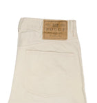 Boggi - Beige Cotton 5-Pocket High Rise Trousers 31/28