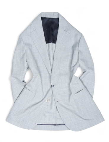 Barba Napoli - Light Grey Virgin Wool Sports jacket 52