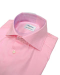 Stenströms - Pink Structured Twill Shirt 42