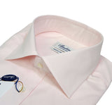 Stenströms - Pale Pink Twofold Cotton Twill Shirt 40
