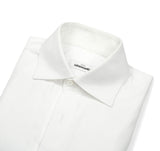 Saman Amel - Crisp White Cotton Evening Shirt 38