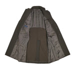 Canali - Dark Brown Wool Overcoat 50 Reg.