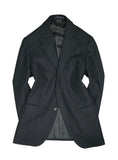 Suitsupply - Black Flannel Wool Sports Jacket 52