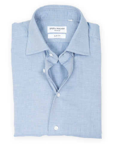 Spier & MacKay - Blue Spread Collar Shirt 41