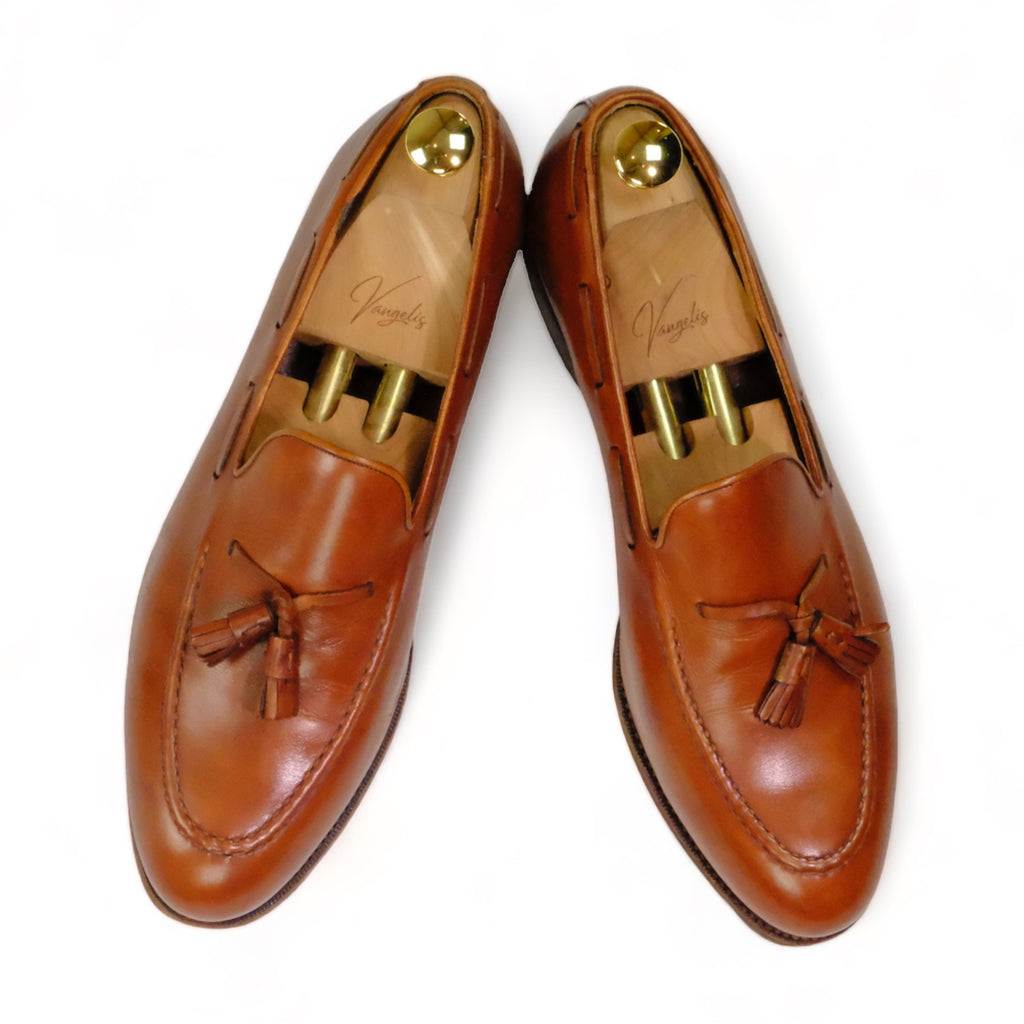 Meermin Tan Calf Tassel Loafer UK 10 / EU 44 Vangelis