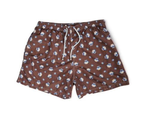 Fumagalli - Brown Printed Swim Shorts M