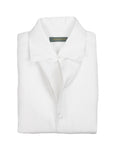 Prestitch - White One-Piece Collar Linen Shirt 40 Reg.
