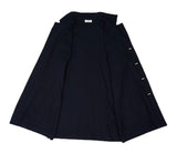 De Petrillo - Navy Virgin Wool/Cashmere Belted Overshirt 50