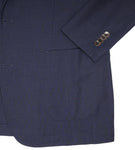 Oscar Jacobson - Navy Wool Hopsack Sports Jacket 46