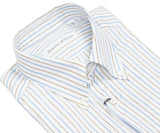 Laboratorio del Carmine - White Striped BD. Cotton Shirt 40