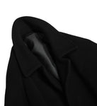 Henry Monell - Black Wool/Cashmere Raglan Car Coat 52