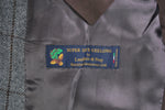 Turo - Grey Windowpane Flannel Super 110's Geelong Wool Sports Jacket 50