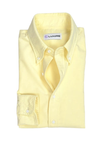 Luxire - Washed Yellow OCBD Shirt 41