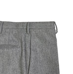 Incotex - Grey Mid-Rise Super 100's Wool Flannel Trousers 48