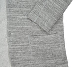 Eidos - Grey/White Knitted Cotton Cardigan XL