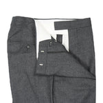 Lund & Lund - Dark Grey High Rise Flannel Trouser 50