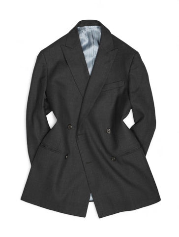 Corneliani - Grey DB. Virgin Wool Suit 48