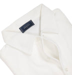 Moreau - White Pique One-Piece Collar Popover Shirt  M & XL