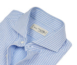Maker's Shirt Kamakura - Blue Striped Cotton Shirt 40