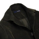Lardini - Forest Green Needle Cord Cotton Overshirt 46/S