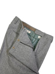 Incotex - Grey Mid-Rise Super 100's Wool Flannel Trousers 48