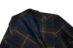 Tagliatore - Brown/Navy Checked Wool Sports Jacket 50