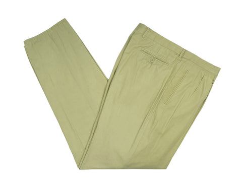 Ian Rocco - Pale Green Cotton Trousers 56 Long