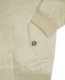 Wolsey - Beige Cotton/Linen Harrington Jacket M