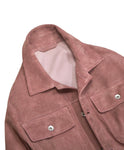 Valstar - Brown/Purple Patch Pocket Suede Jacket 50