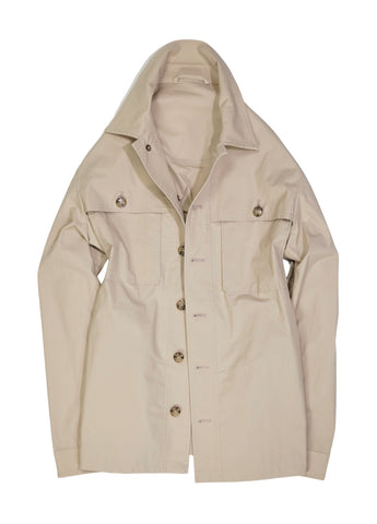Valstar - Light Beige Cotton Overshirt Jacket 52