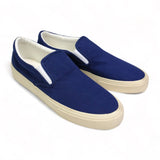 Sebago - Blue Cotton Docksides Slip-On Shoe EU 44 / UK 9,5