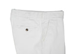 Berwich - Off White Mid-Rise Cotton Trousers 32/31