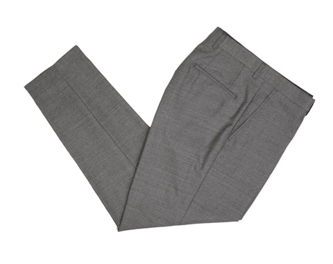 Oscar Jacobson - Grey High-Rise Wool Trousers 50