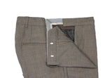 Oscar Jacobson - Dark Taupe Hopsack Wool Suit 46