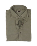 AM Milano - Green Cotton Shirt L-XL