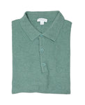Sunspel - Turquoise Cotton Pique Short Sleeve Polo M