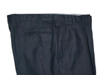 Brioni - Navy Pleated High-Rise Linen Trousers 56