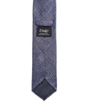 Drake's - Mid Blue 3-Folded Silk/Wool/Linen Tie