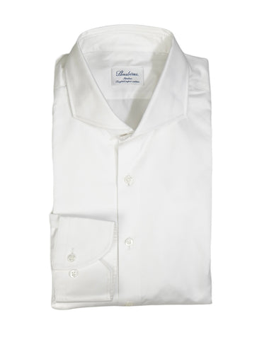 Stenströms - White Cutaway Collar Shirt 43