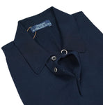 Gran Sasso - Navy Cotton Short Sleeve Polo S