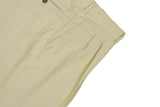 Berg & Berg - Light Beige High Rise Pleated Linen Trousers 54