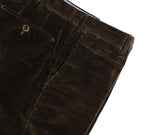 PT01 - Dark Brown Mid-Rise Corduroy Trousers 50