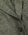 L.B.M. 1911 - Grey/Black Checked Unlined Wool Sports Jacket 54