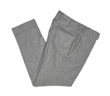 Incotex - Grey Mid-Rise Super 100's Wool Flannel Trousers