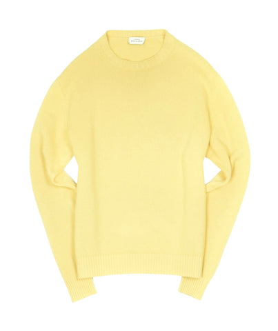Berg & Berg - Pale Yellow Wool/Cashmere Crewneck 52/L
