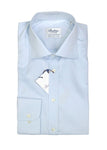 Stenströms - Light Blue Twofold Cotton Twill Shirt 41