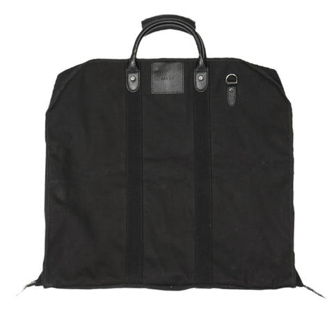 Baron - Black Canvas Garment Bag