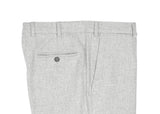 Suitsupply – Light Grey Flannel Wool Trousers 50