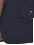 Saman Amel - Navy Super 130's 2-PLY Wool Suit 48