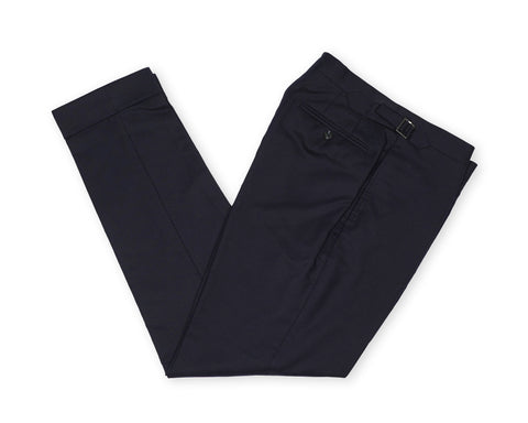 Suitsupply - Navy Mid-Rise Wool Trousers 48